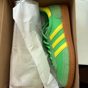 Adidas Men’s Sneakers in Green and Yellow